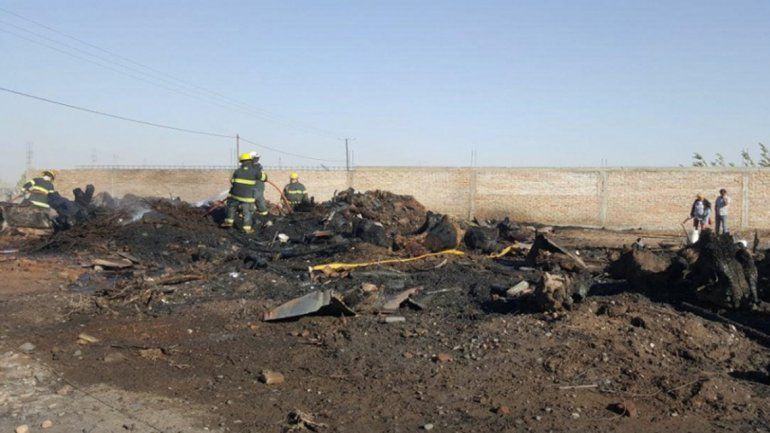 Ayer por la tarde se incendió una parcela en la zona de la meseta.