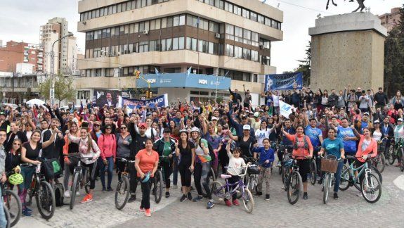 Durante una bicicleteada