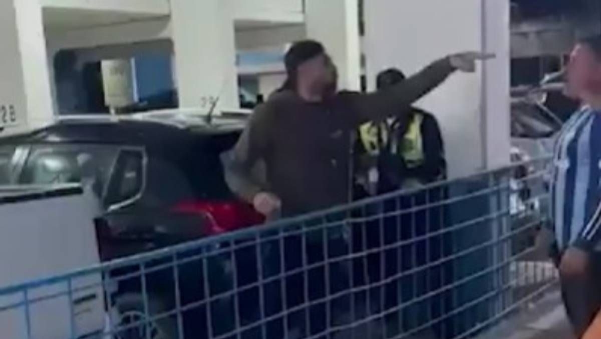 Leandro Díaz fue denunciado por pegarle a un socio tras la derrota ante Racing y podría ser sancionado: el video