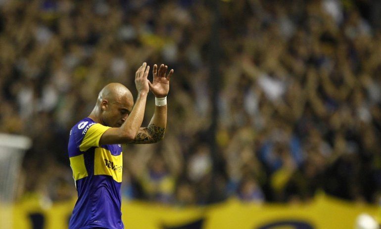 Silva durante su paso por Boca