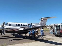 reactivaron vuelos sanitarios en neuquen: un nino y una mujer con un shock post cesarea, los primeros casos reactivaron vuelos sanitarios en neuquen: un nino y una mujer con un shock post cesarea, los primeros casos