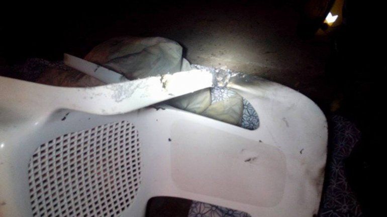 Una de las viviendas incendiadas por la presencia de la anciana en Nogoyá