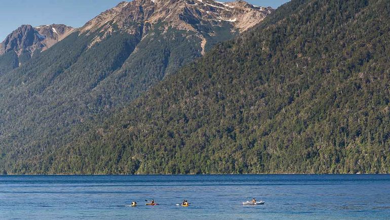 Río Correntoso en Villa La Angostura. Río Correntoso en Villa La Angostura.