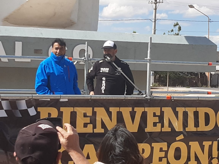 ¡DAle campeón! Cancio fue recibido con bombos y platillos en la Comarca