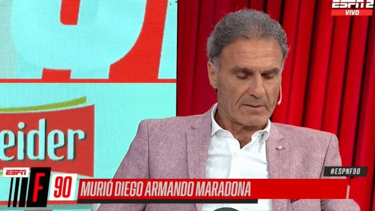 El dolor de Ruggeri, quebrado por la muerte de su amigo