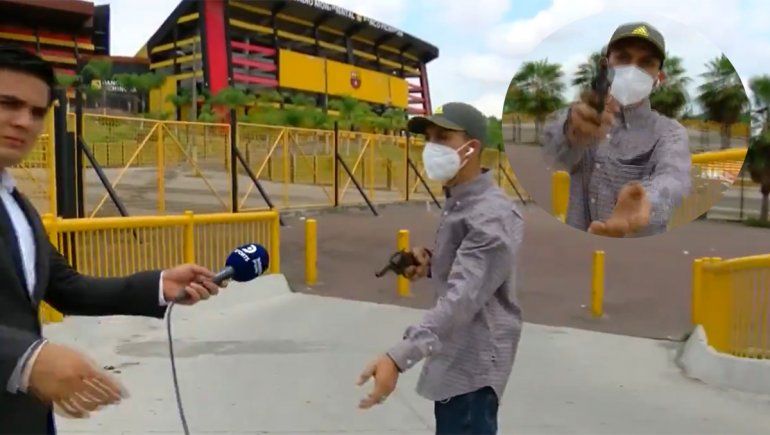A mano armada, le robaron a un periodista en pleno vivo