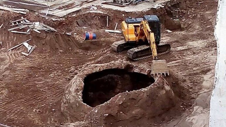 Una constructora arrasó con el hallazgo arqueológico.