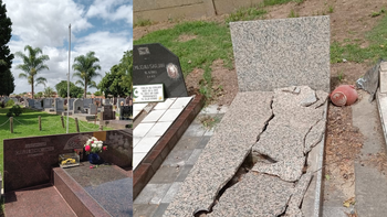Profanaron las tumbas de Menem y su hijo en el cementario islámico de La Tablada