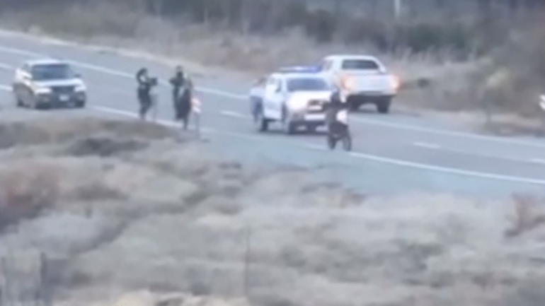 Motociclistas protagonizaron picadas en la ruta 61
