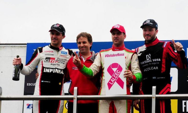 Las voces de los protagonistas del podio del Top Race en La Plata