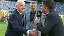 el pedido que goycochea le hizo a infantino en un mano a mano en el mundial de clubes