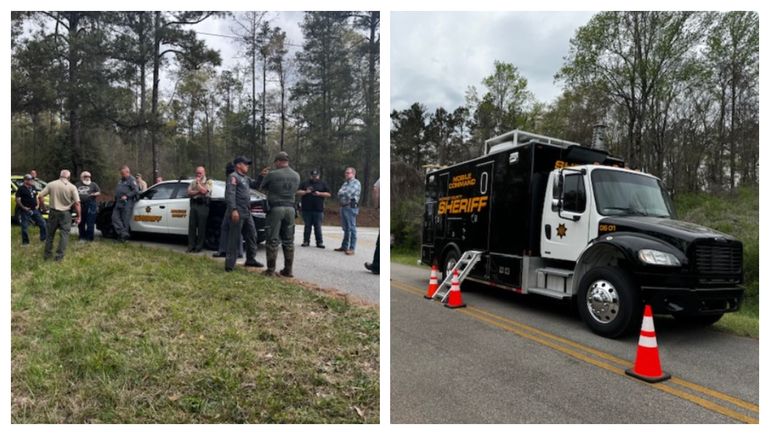 La Policía de Georgia trabajó junto a otras fuerzas para encontrar a la mujer que cayó en un pozo tras el accidente. La Policía de Georgia trabajó junto a otras fuerzas para encontrar a la mujer que cayó en un pozo tras el accidente.