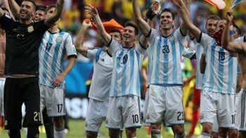 Uno de los momentos felices con la selección Argentina en Brasil 2014. Uno de los momentos felices con la selección Argentina en Brasil 2014.
