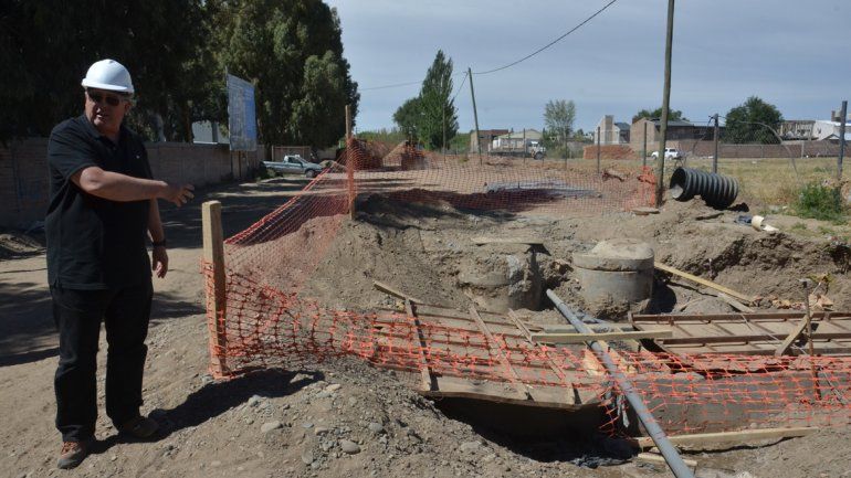 Provincia anunció la terminación de obras cloacales en la ciudad