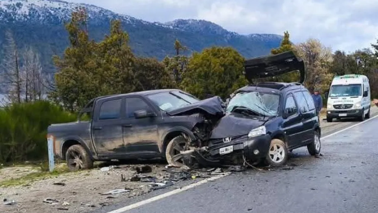Un hombre murió tras un choque frontal en Ruta 40, cerca de Villa la Angostura