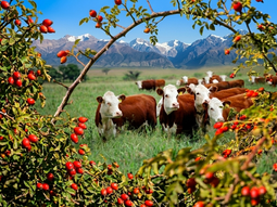 La rosa mosqueta avanza sobre los mallines neuquinos y elimina el forraje vital para el ganado cordillerano. // Foto generada con Gemini La rosa mosqueta avanza sobre los mallines neuquinos y elimina el forraje vital para el ganado cordillerano. // Foto generada con Gemini