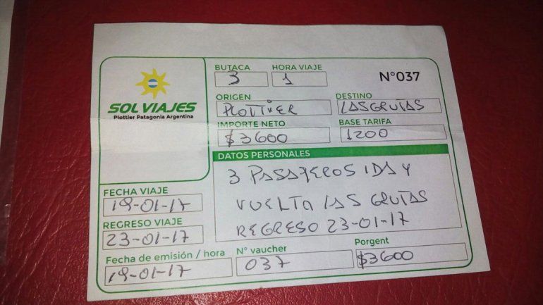 Contrató una combi para ir a Las Grutas y la estafaron