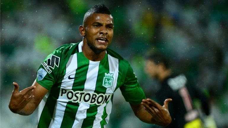 Borja metió los dos goles para Atlético Nacional de Medellín.