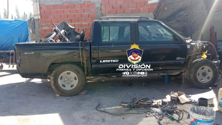 El allanamiento es uno de los tantos que se realizan en el marco de los robos de vehículos que se registran diariamente.