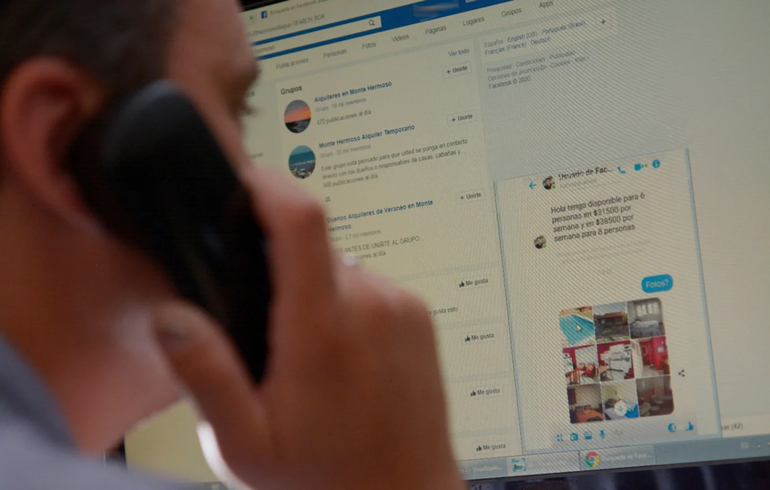 Alquiló una propiedad por Facebook
