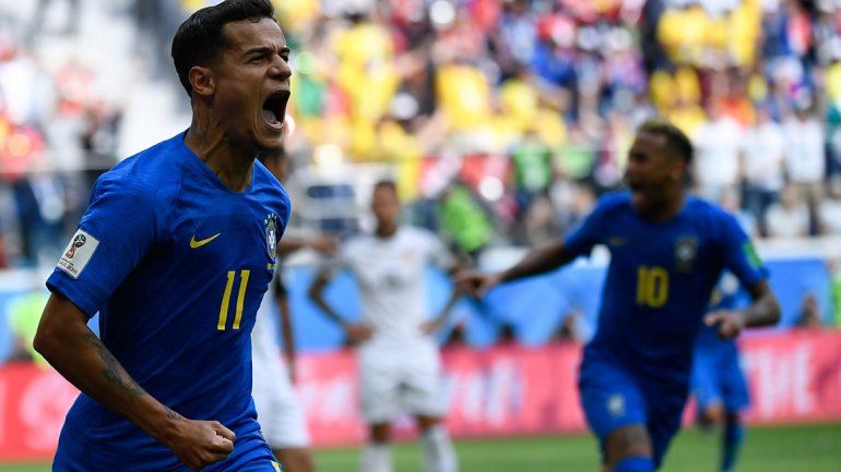 En el final, Brasil venció a Costa Rica y se acerca a octavos
