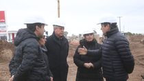 Gaido supervisó los trabajos, junto al gobernador Rolando Figueroa. Gaido supervisó los trabajos, junto al gobernador Rolando Figueroa.