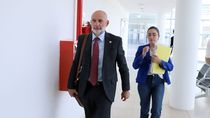 El fiscal jefe Pablo Vignaroli y la asistente letrada Agustina Jara. El fiscal jefe Pablo Vignaroli y la asistente letrada Agustina Jara.