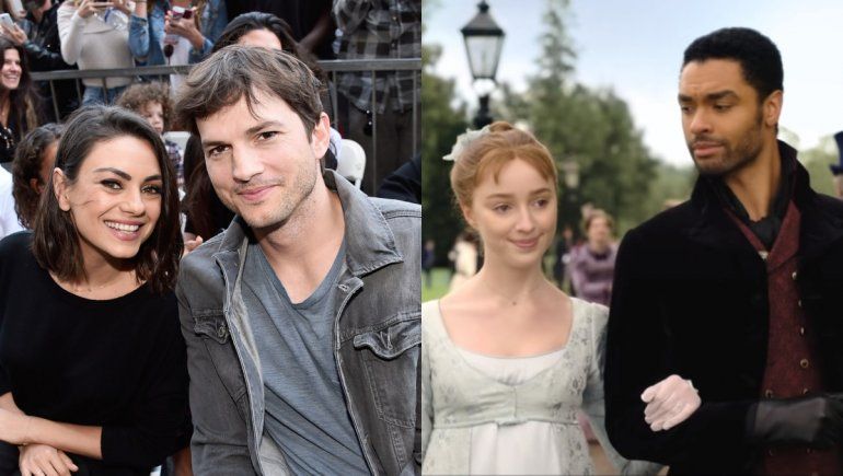 Netflix: Mila Kunis confesó que Bridgerton le provocó problemas con Ashton Kutcher