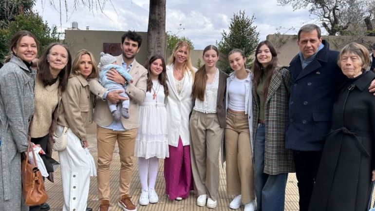 El festejo familiar de Nicole Neumann El festejo familiar de Nicole Neumann