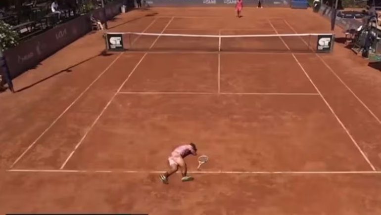 El tenista argentino Guido Justo se desplomó en pleno partido.