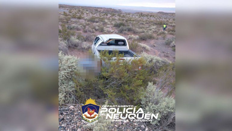 Perdió el control de su camioneta y falleció sobre la Ruta 7