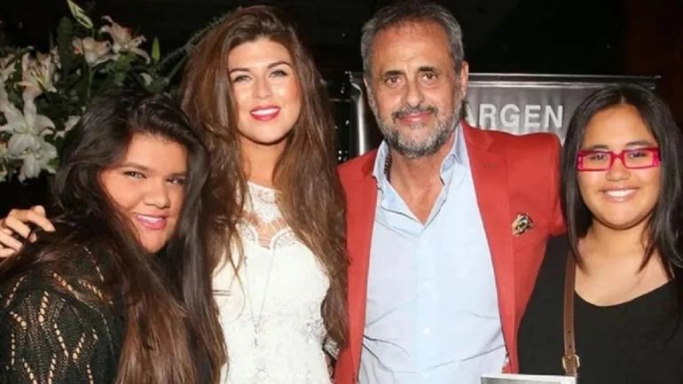 La familia de Jorge Rial en su época con Loly Antoniale