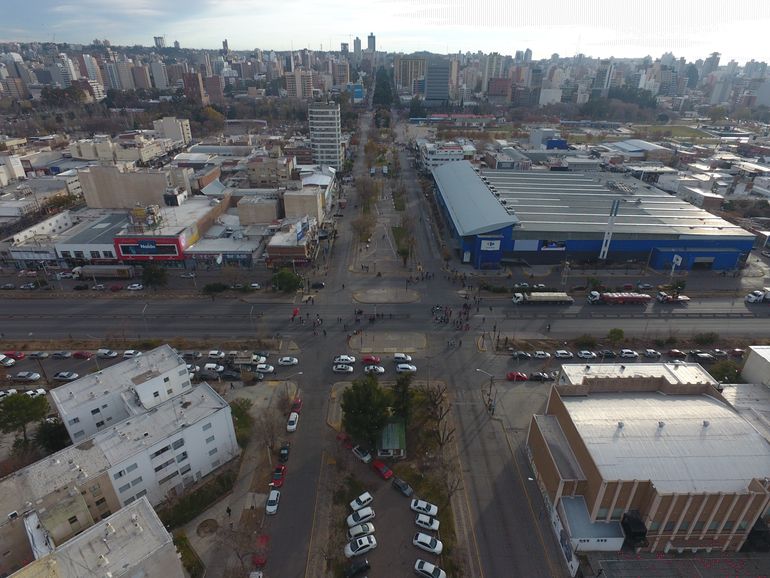 Así se vio el caos en el centro desde el drone de LMN