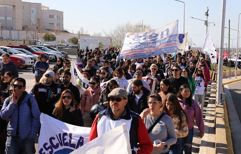 El gremio ATEN lleva a cabo un paro de 72 horas