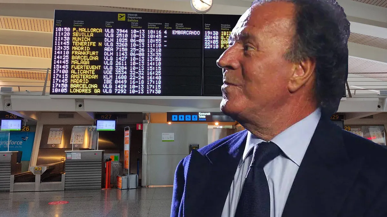 Julio Iglesias detenido en el aeropuerto de Punta Cana: ¿Qué llevaba en las valijas?