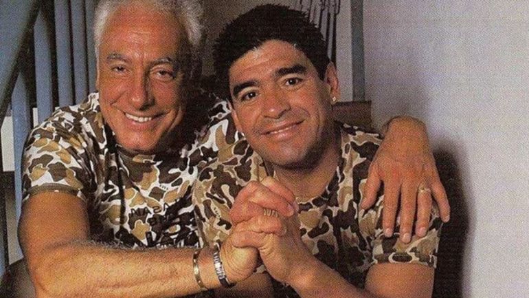 Diego Maradona y Guillermo Coppola