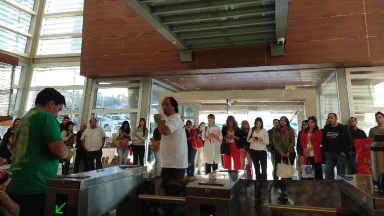 ATE bloquea el ingreso al CAM por la devolución de los días de paro