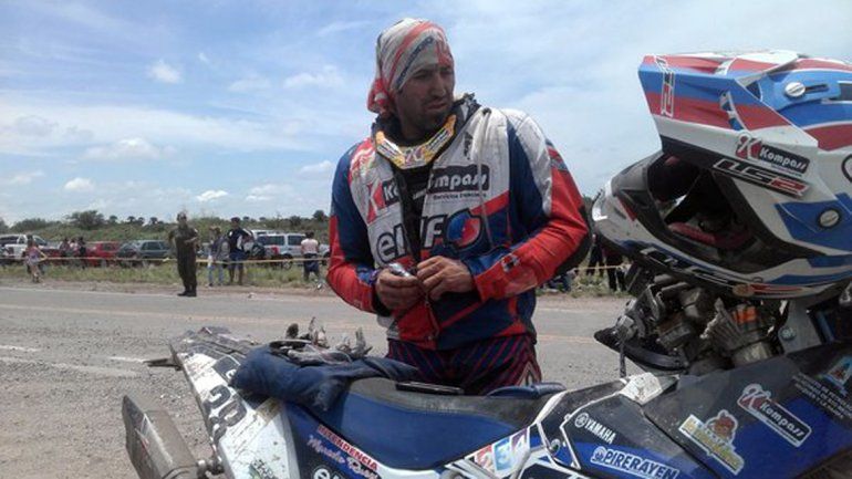 Esteban López Jové quedó afuera del Dakar.