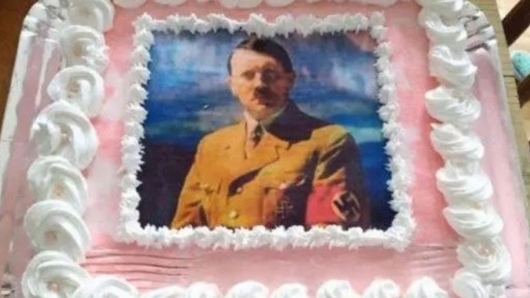 Brasil: festejó su cumpleaños con una torta de Hitler