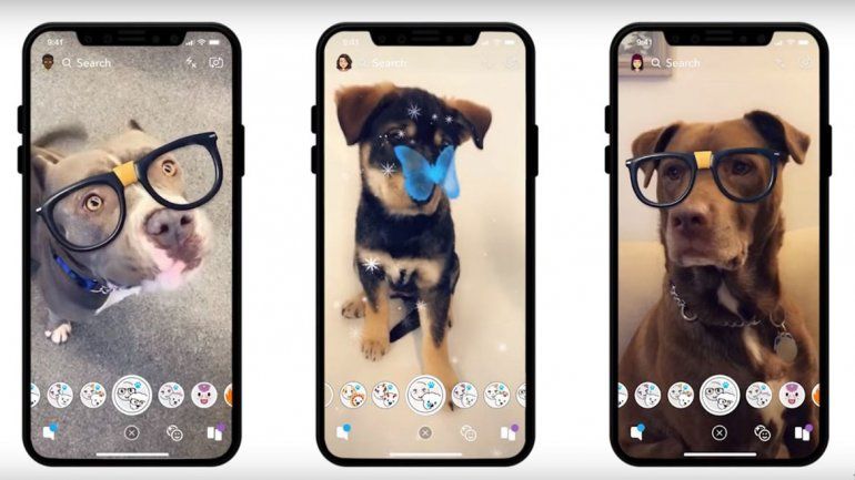 Snapchat lanzó unos adorables filtros para perros