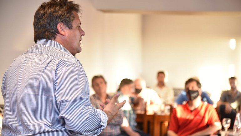 Gaido se reunió con empresarios neuquinos 