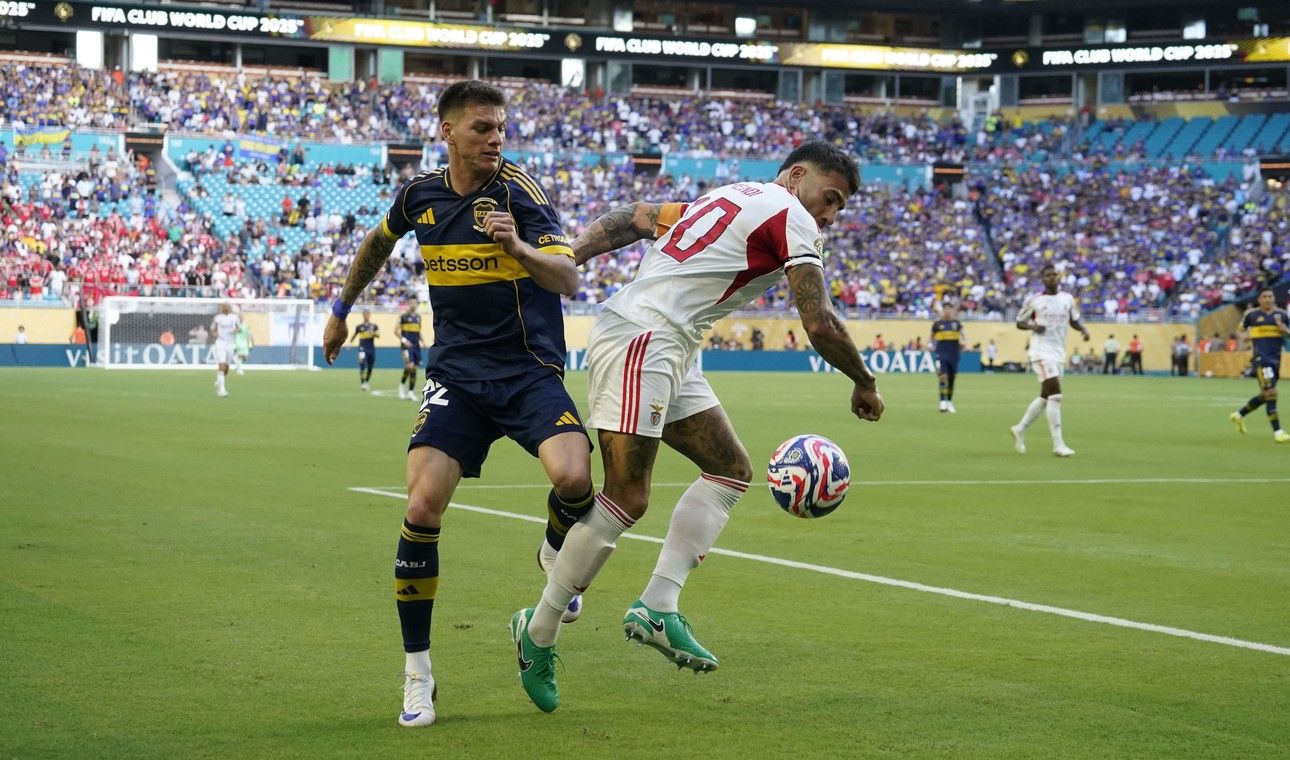 Boca y Benfica empataron 2 a 2.