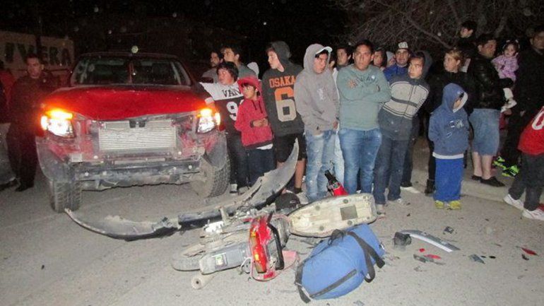 Las ocupantes de la camioneta no sufrieron lesiones.&nbsp;