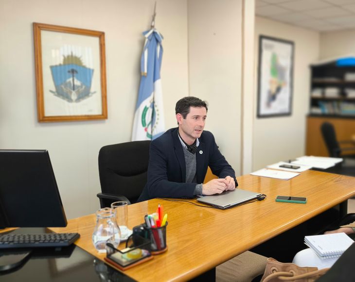 Diego García Rambeaud, secretario de Producción de Neuquén. Foto: prensa gobierno de Neuquén