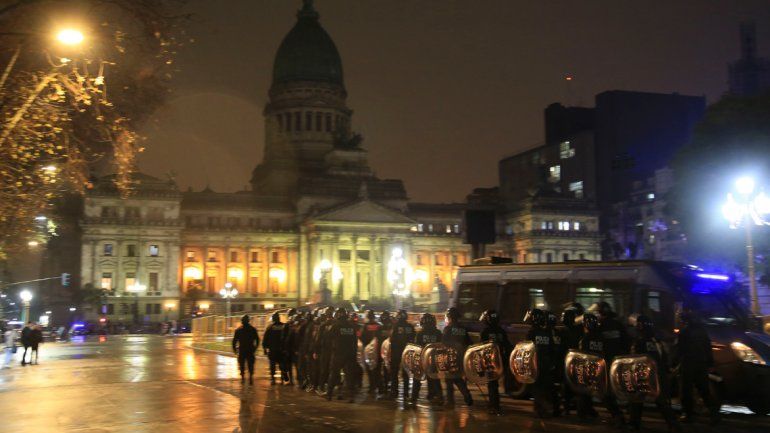 Incidentes en la protesta por la aparición de Santiago Maldonado