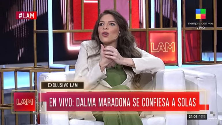 Tras cuestionar a su producción, De Brito hizo un especial con Dalma Maradona