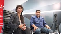 Lorena Villaverde y Gabriel Chumpitaz pasaron por los estudios de LM Play