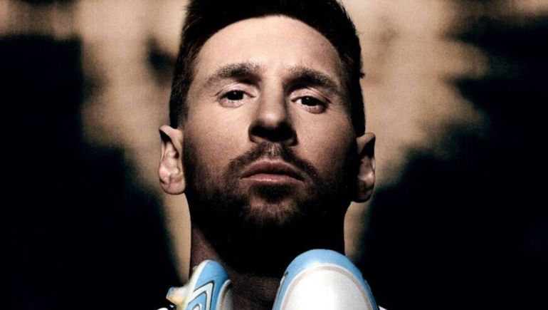 Colores argentinos para El último tango: así son los botines de Messi para su última Copa del Mundo