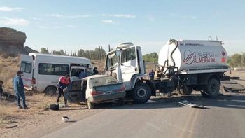 El grave incidente vial ocurrido en Cinco Saltos. 