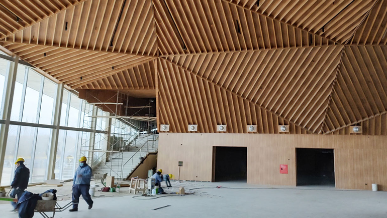 La obra del Centro de Convenciones y Exposiciones entró en la recta final